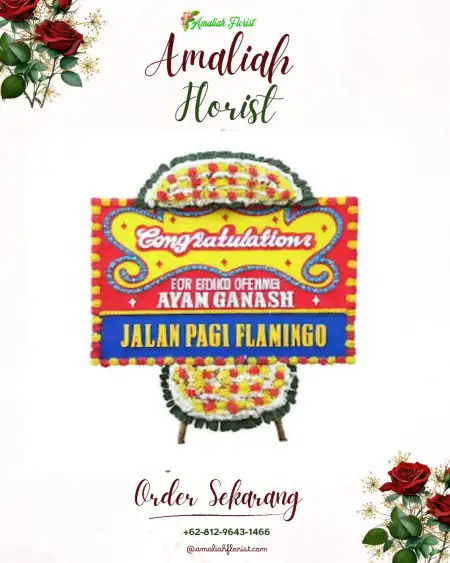 Sewa Papan Bunga Baqa